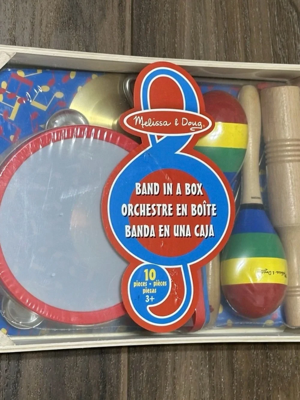 Melissa & Doug, Band-In-A-Box, NEW/Sealed, 10 Piece set, Age 3+